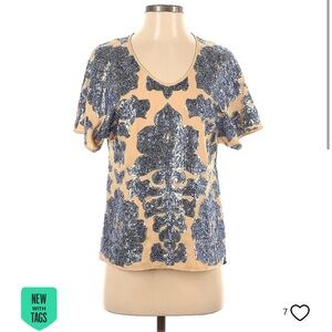 NWT! Neiman Marcus for Target sequined top. XS